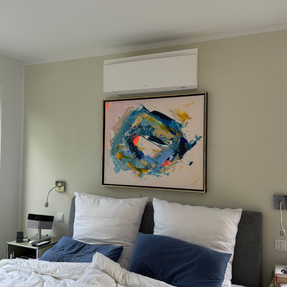 Daikin Emura Multisplit Klimaanlage Schlafzimmer München Untergiesing